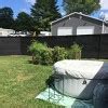 Home Aesthetics 6' X 50' Black Fence Privacy 